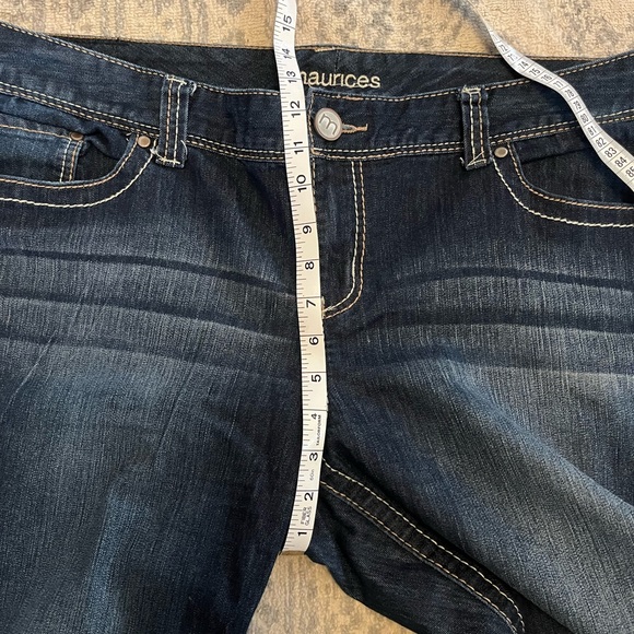 Maurice’s Ladies Boot Cut Jeans Size 18 , Dark denim, Like new - Picture 9 of 11
